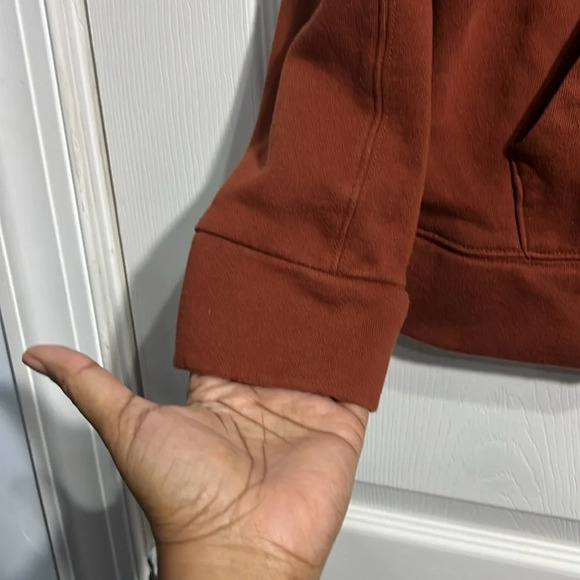 A New Day - Women's Quarter Zip Sweatshirt - Size Medium - Brown - Picture 3 of 6